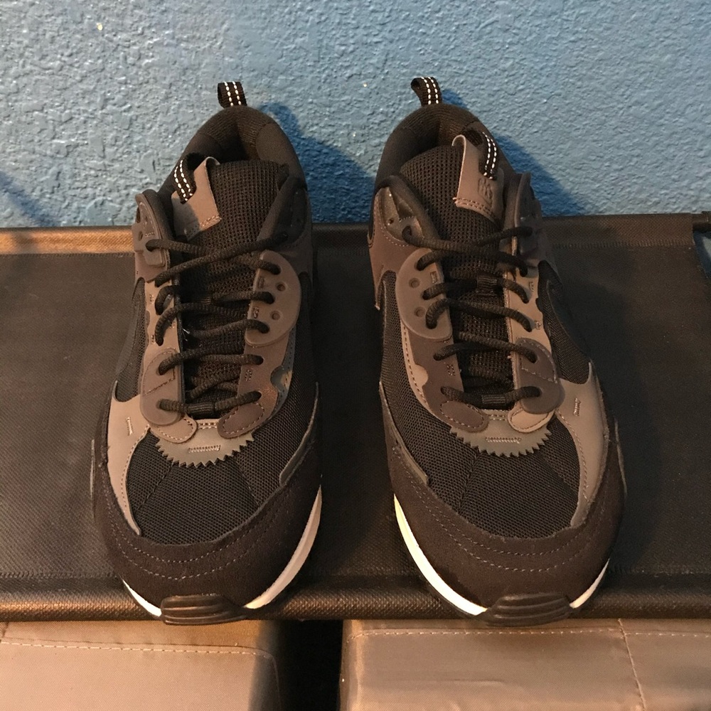 New Nike Air Max 90 Futura Womens Size 11.5 /Mens 10 Black Iron Grey DM9922-003